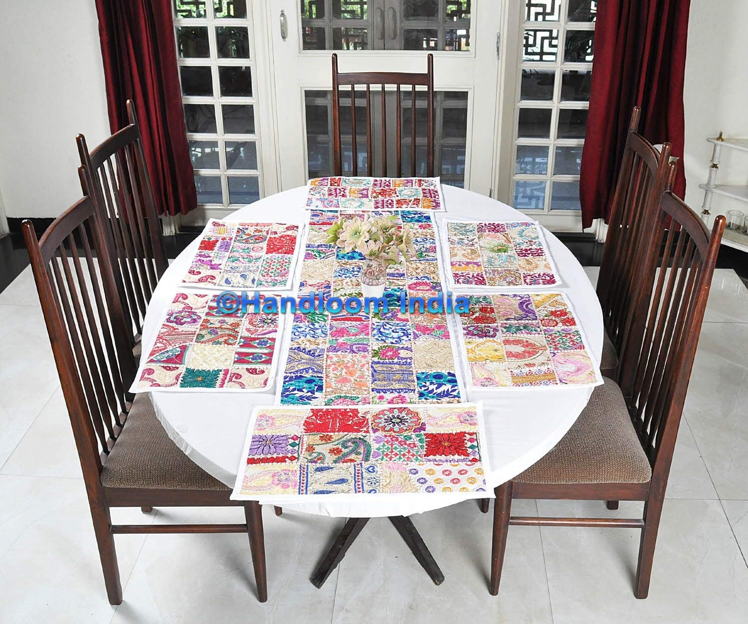 Vintage Patchwork Brodé