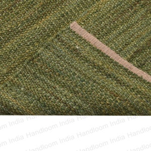 Green Stair Runner, Stair Treads, Woven Hall Runner, Hemp Jute Runner, Large Entry Runner, Long Jute Runner, Sisal Rug Runner, Hemp Runner