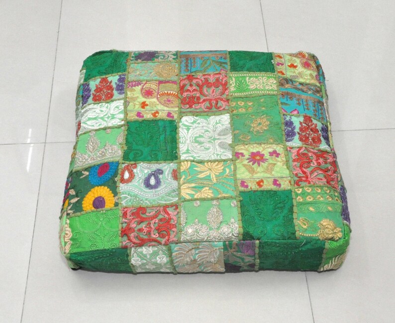 35 X 35 X 6 Extra Large Outdoor Seating Pouf Ottoman Etsy