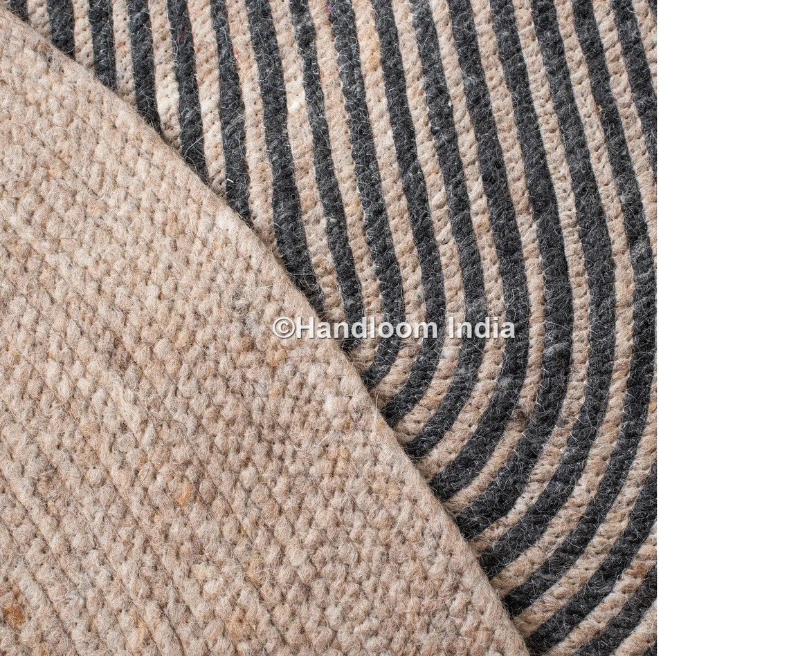 Natural Jute Braided Oval Rug for Living Room 5 X 7 Ft ON | Etsy