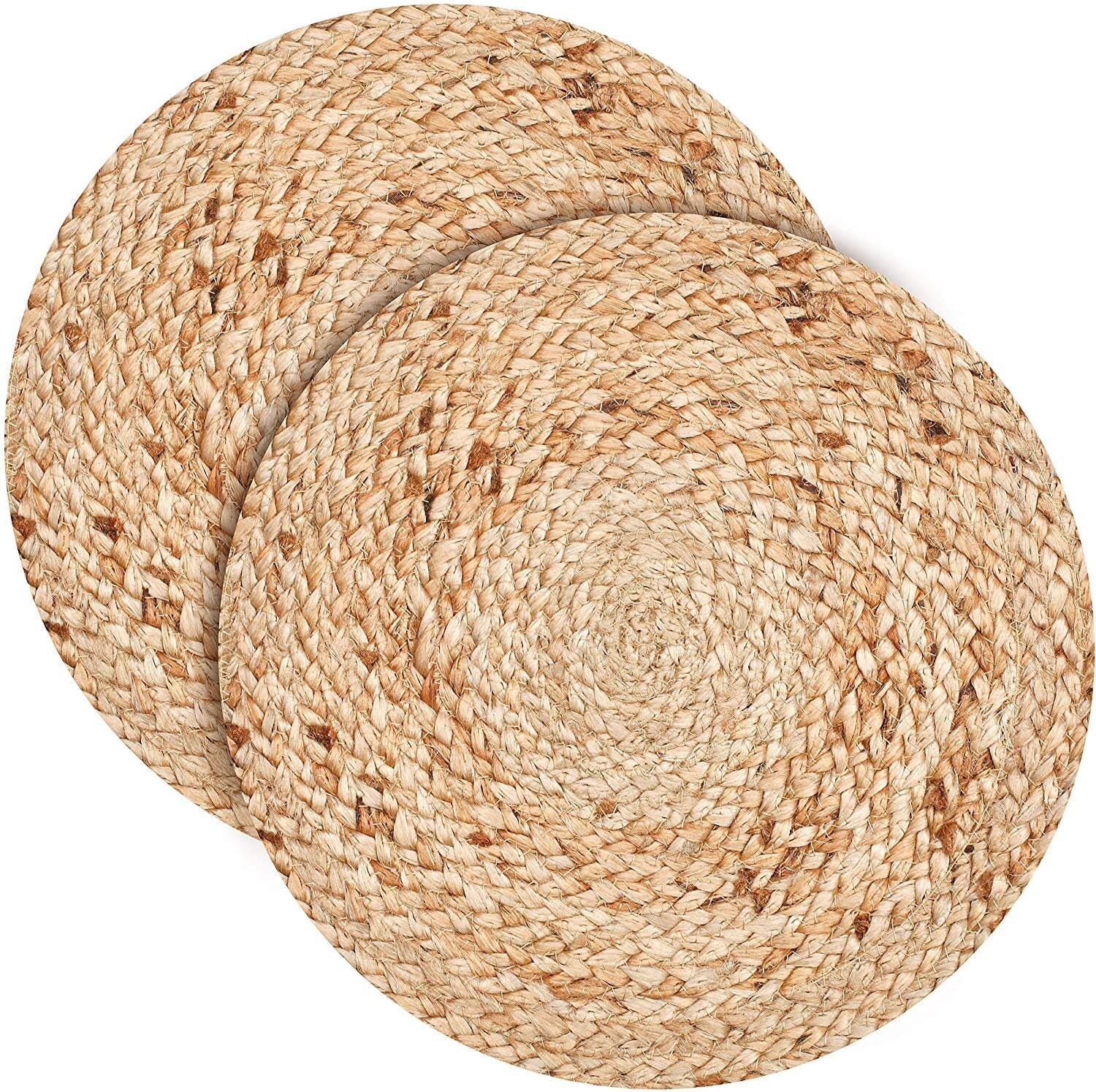 Natural Jute Braided Dining Table Placemats Set of 4 Pc Etsy