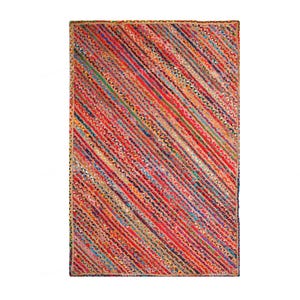 Braided Cotton Runner Rug Bohemian Area Carpet Soft Handwoven Kitchen/Hallway/Entryway Floor Runner