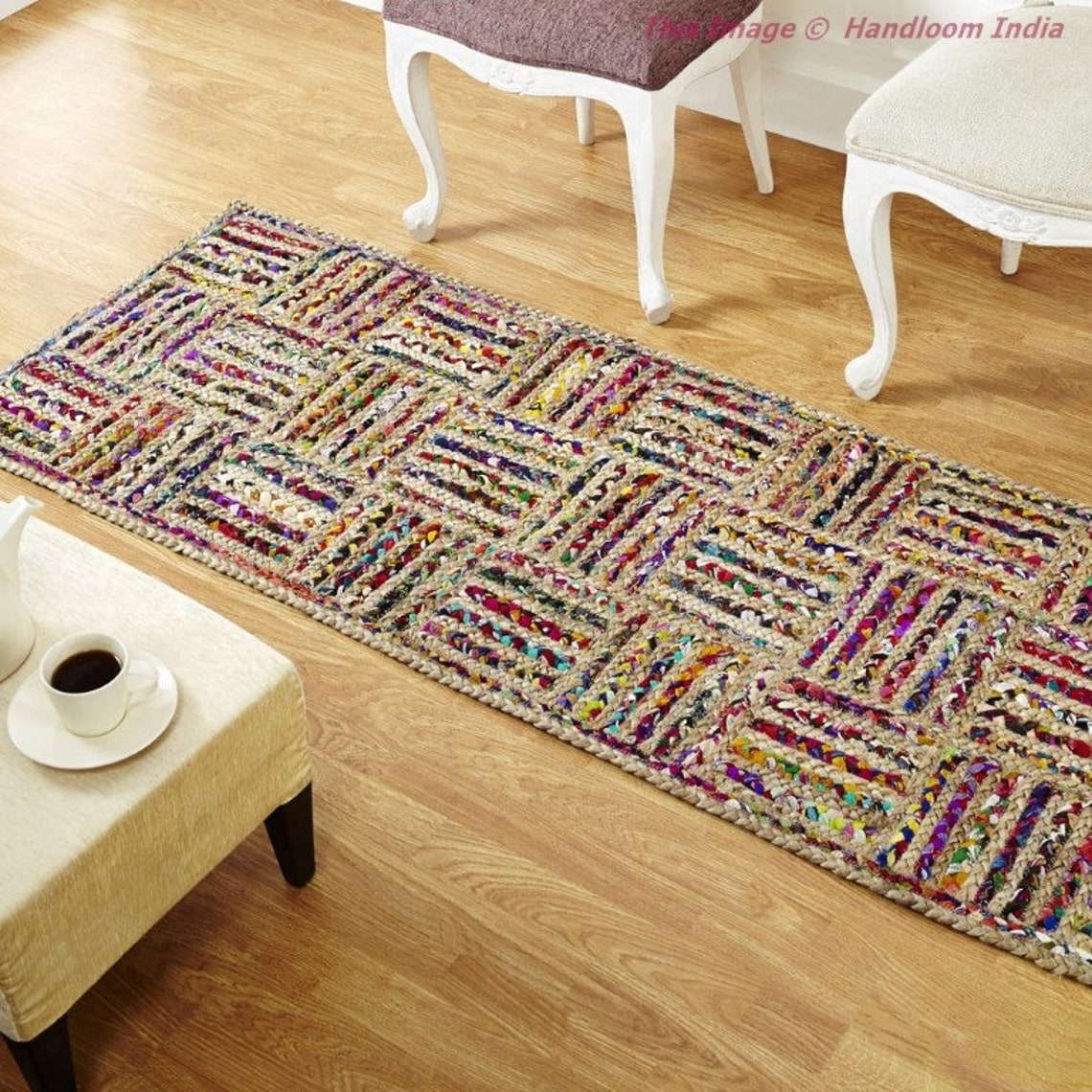 Braided Hallway Runner 3 X 10 Ft Natural Jute Rug Runner for Etsy