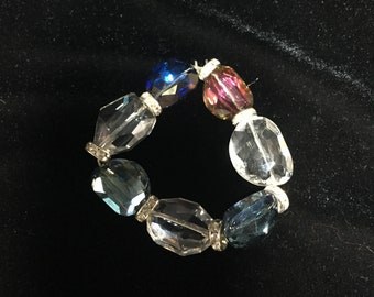 Sparkle and shine chunky stretch bracelet.
