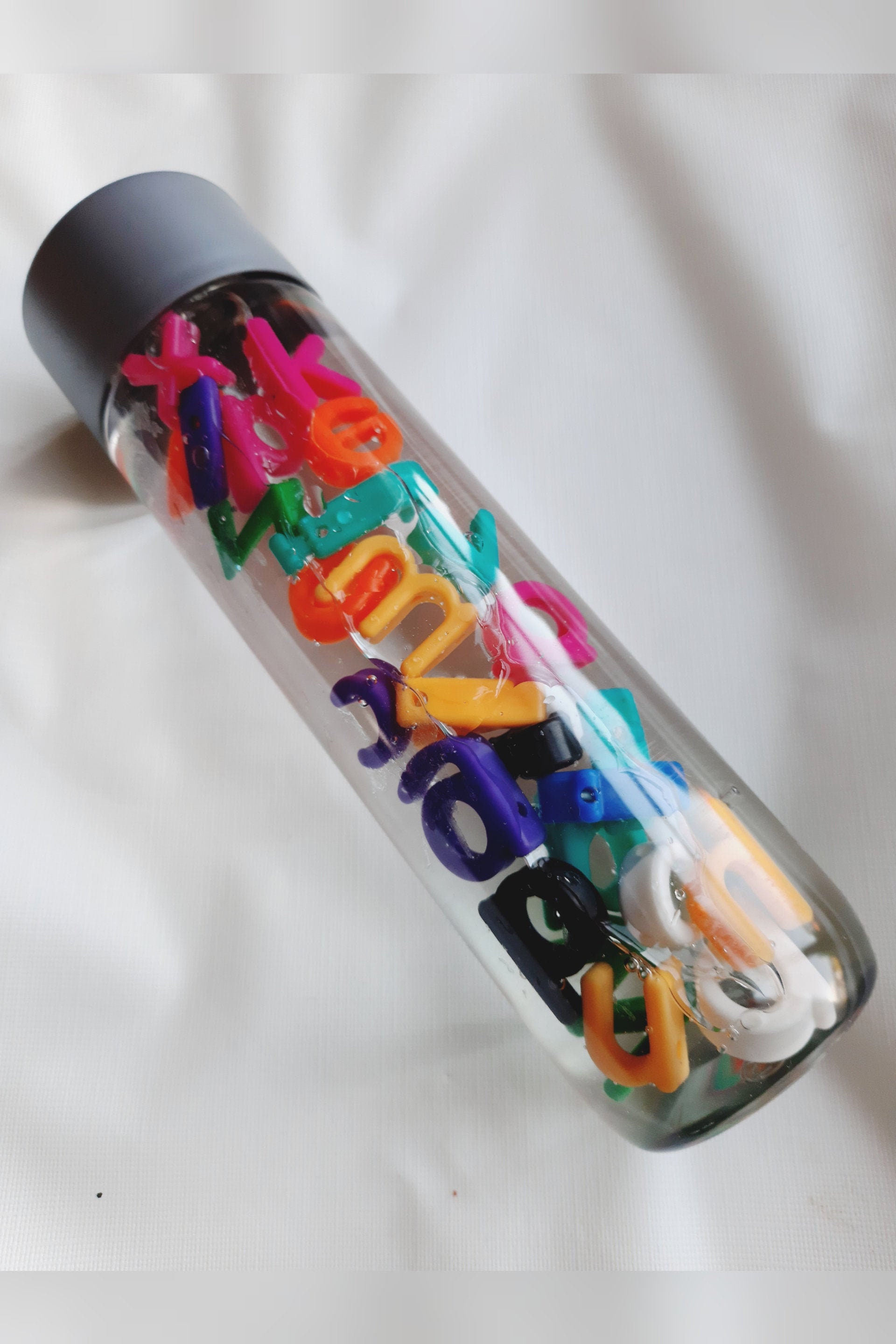 Alphabet Sensory Bottle Etsy
