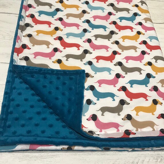 dachshund baby blanket