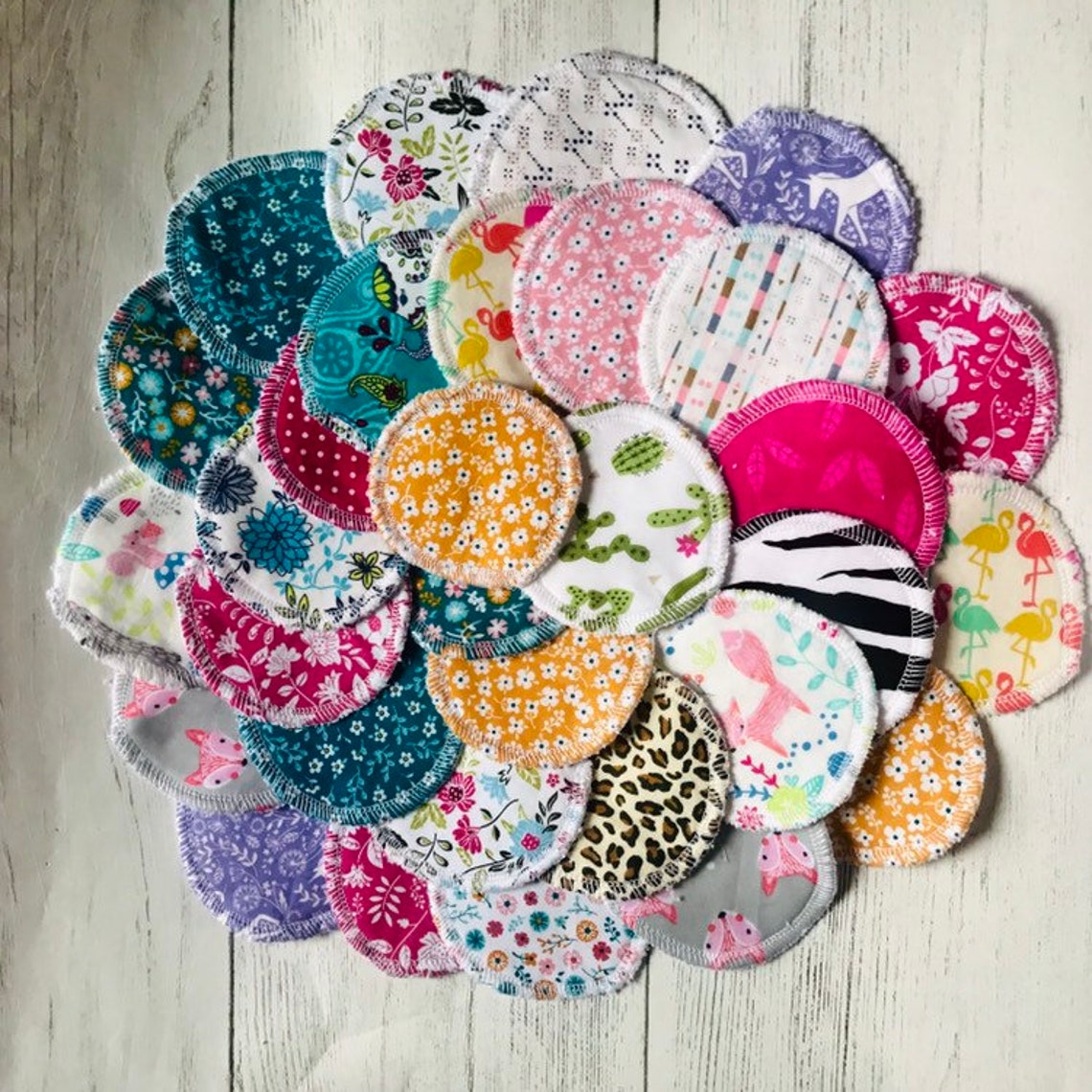 Eco friendly Round Washable make up pads make up pads Etsy