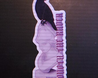 Quoth The Raven Sticker