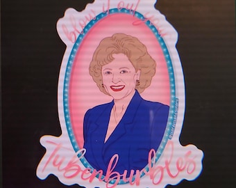 Rose "Tubenburbles" Sticker