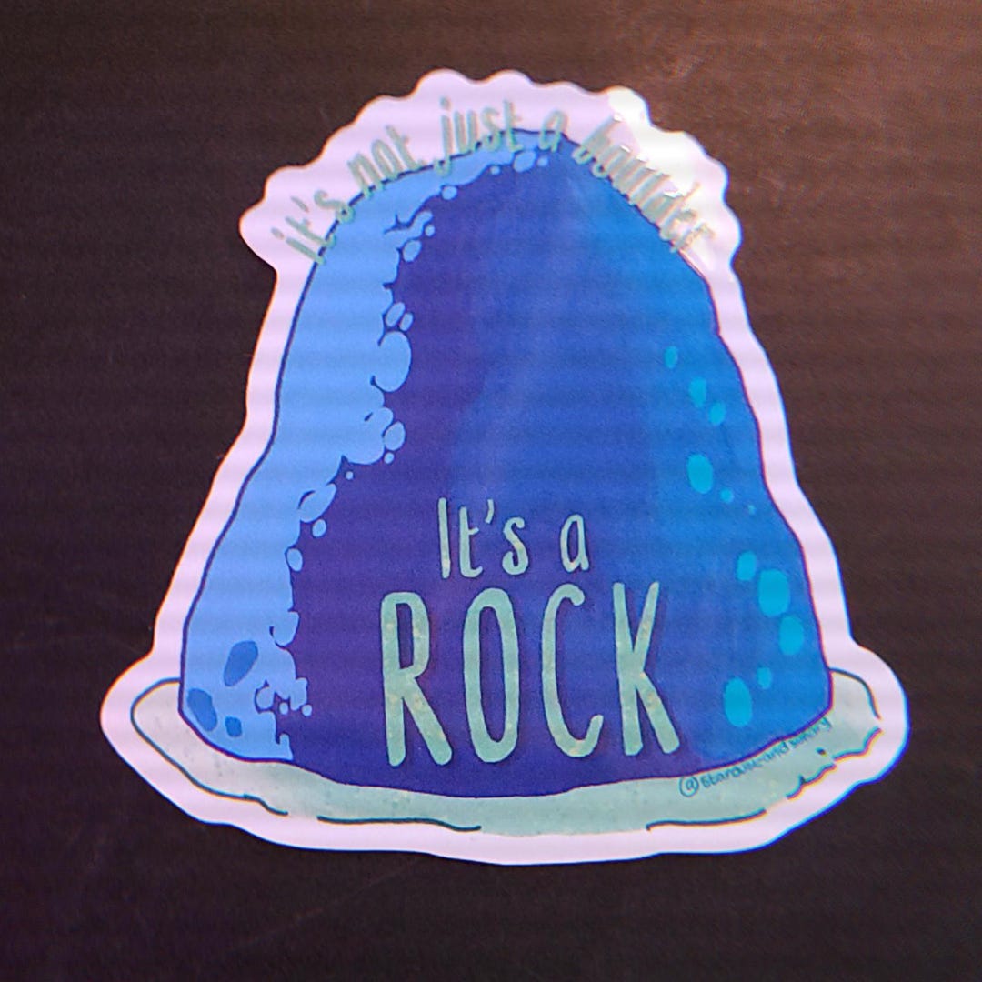 This Rocks Sticker It's a Rock! Sticker - Etsy