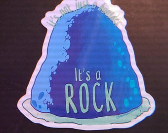 It's a Rock! Sticker