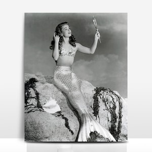 Ann Blyth, ''Mr Peabody and the Mermaid'' 1948, reimpresión de la película de Hollywood, fotografía y póster antiguos imagen 2