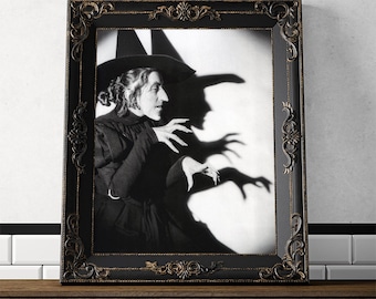 Wicked Witch of the West, Wizard of Oz, Margaret Hamilton, Vintage Reprint & Poster