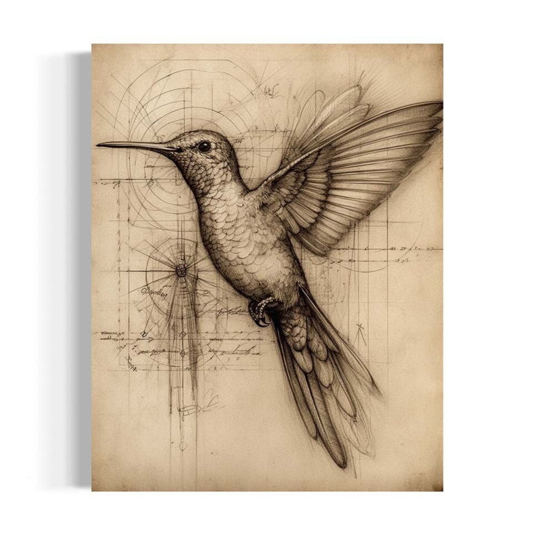 Leonardo Da Vinci Drawings Of Birds