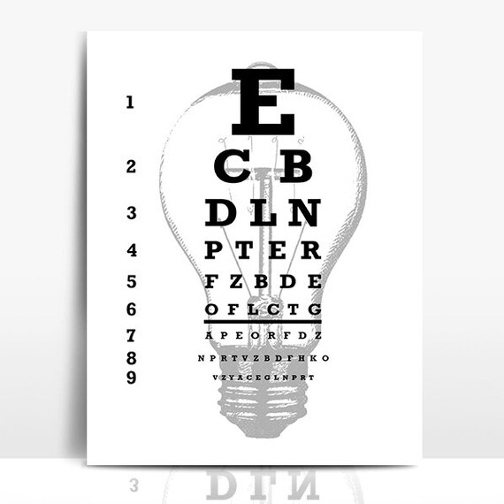 Vintage Eye Chart