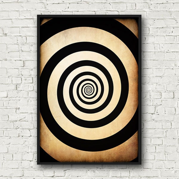 Hypnotic Spiral Etsy