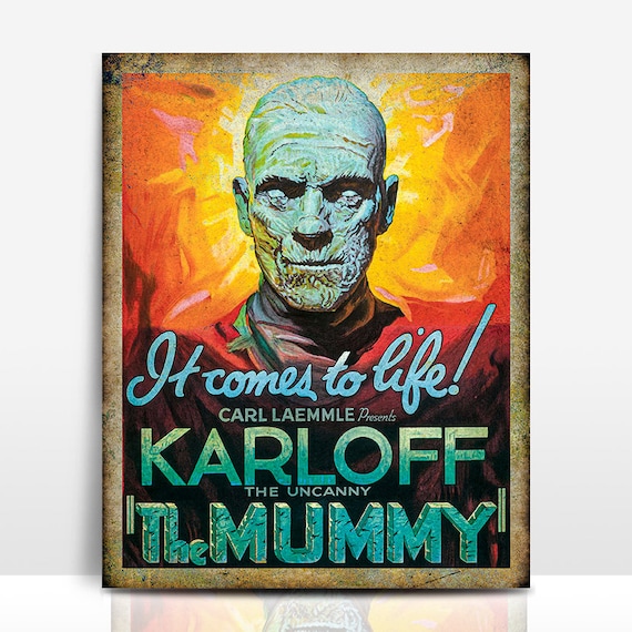 The Mummy Poster 1932 The Mummy, Poster, Boris Karloff, 1932. News