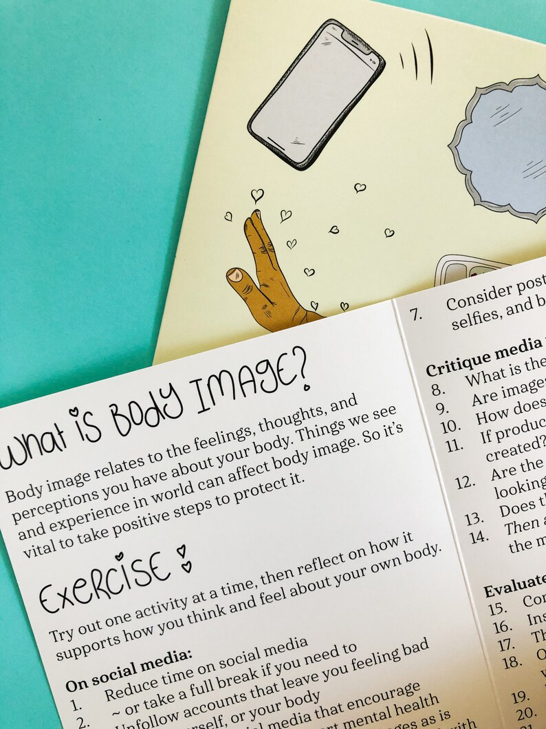 50 Ways to Protect Your Body Image Zine Body Positive Support Etsy