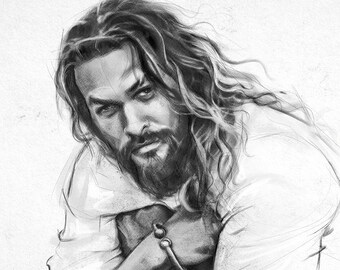 Jason Momoa Print Etsy