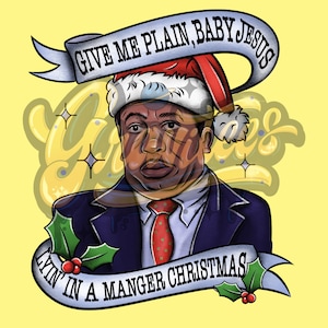 Stanley Hudson Christmas Png, The Office Clipart, The Office Christmas Clipart for DTF or Shirt Printing PNG Only!