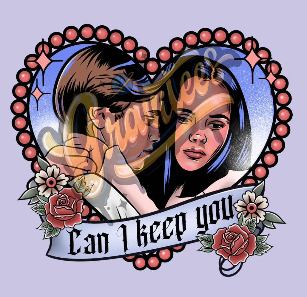Can I Keep You PNG, Casper and Kat Clipart for DTF or Shirt