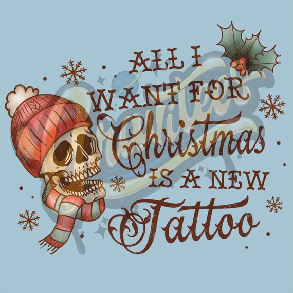 santa claus merry christmas tattoo Coaster - TeeHex