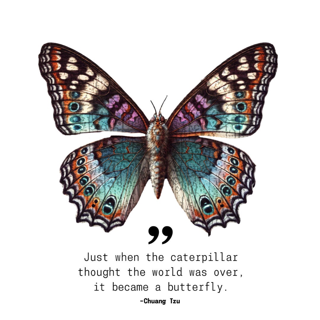 Butterfly Quote Print: Inspirational Wall Art (digital Download - Etsy