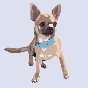 Digital Pet Portrait, Custom Illustration, Personalised Illustration, Personalised Photo, Digital Pet portrait