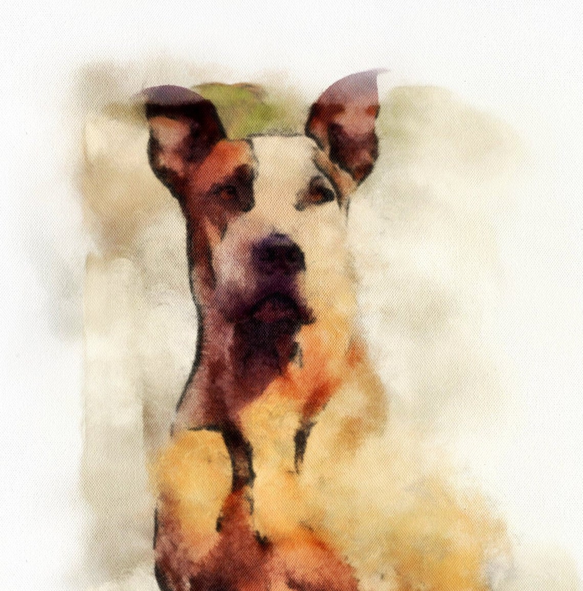 Personalisiertes Hundebild Hund Geschenk Hund Personalisiert Etsy