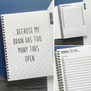 To Do List Notebook | Book of Lists | Notebook | Joke Notebook | Planning Notebook | Little Book of Lists | Journal | Making Lists Book |
