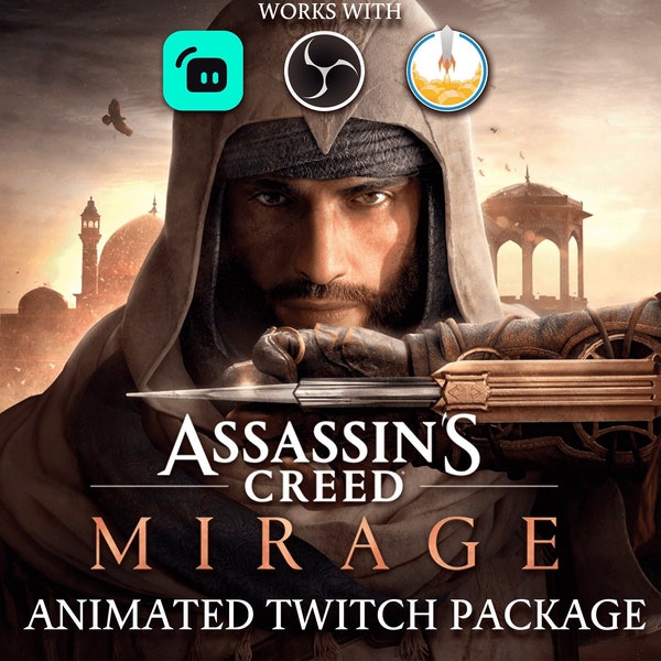 Assassin's Creed Mirage | Fantasy-Abenteuer-Stream-Paket für Livestream, Twitch