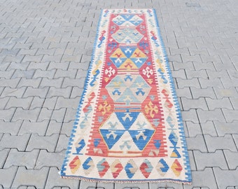 アンティーク調ヴィンテージ トルコ ウシャック ランナー ラグ 3.9 x