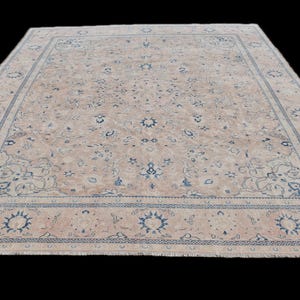10x14 ft Vintage Anatolian Oushak Turkish Rug – Hand‑Knotted Wool Extra‑Large Area Rug