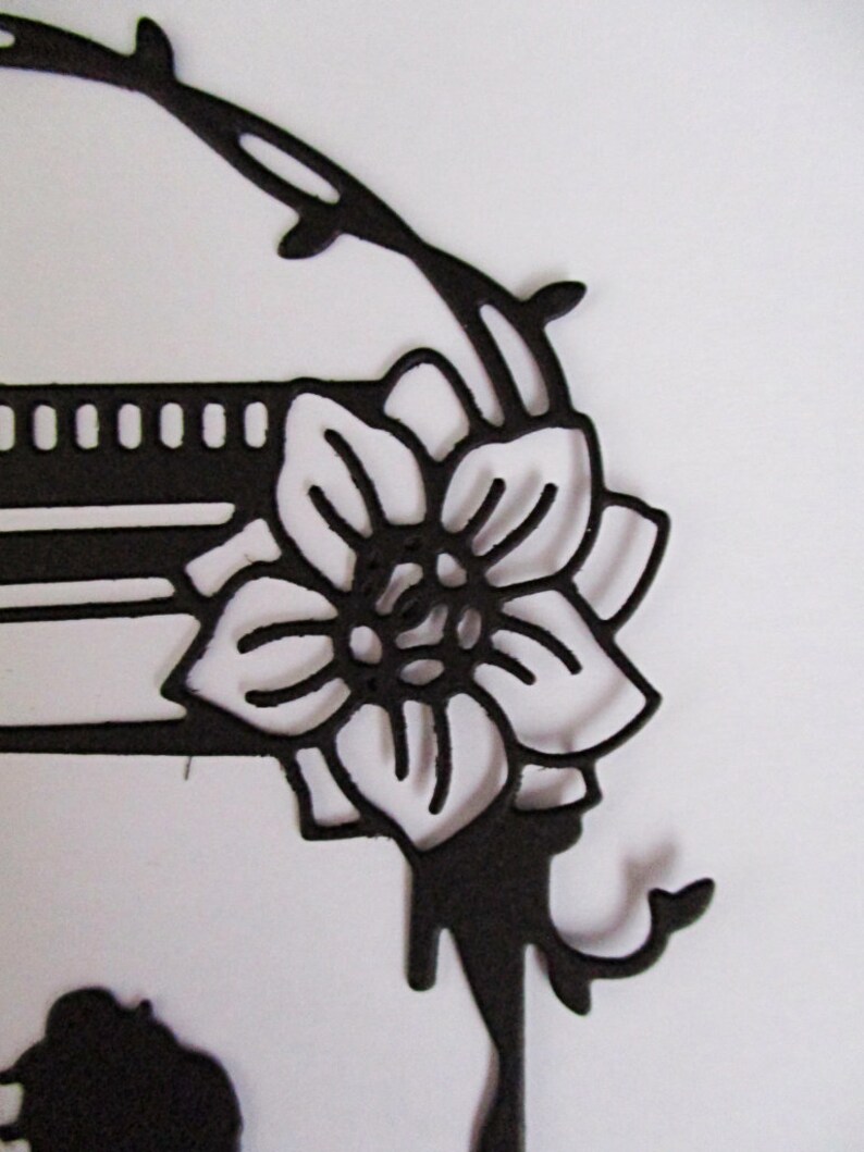 Die Cut Fairy Jar Individual Black Card Card Making Etsy