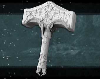 God of War Ragnarok Thor Mjolnir Zestaw do druku 3D