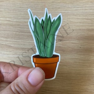Sticker plante en pot pour tous les amoureux de la nature et des plantes