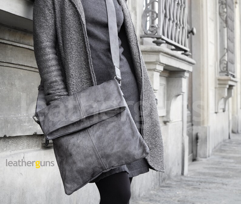 Handmade Italian Leather Bag Leather Messenger Italian Leather Bag Woman Brown Bag SANDRA LEATHER SHOULDER Bag Casual Leather Bag