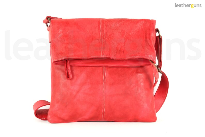 Handmade Italian Leather Bag Leather Messenger Italian Leather Bag Woman Brown Bag SANDRA LEATHER SHOULDER Bag Casual Leather Bag