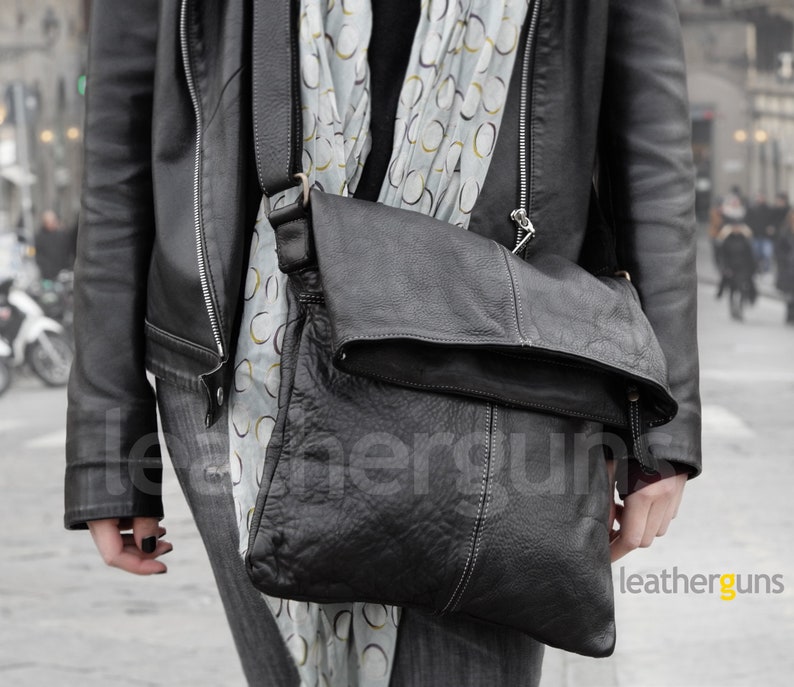 Handmade Italian Leather Bag Leather Messenger Italian Leather Bag Woman Brown Bag SANDRA LEATHER SHOULDER Bag Casual Leather Bag
