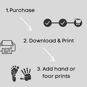 Christmas Handprint Footprint Crafts Bundle, Printable Handprint Art ...