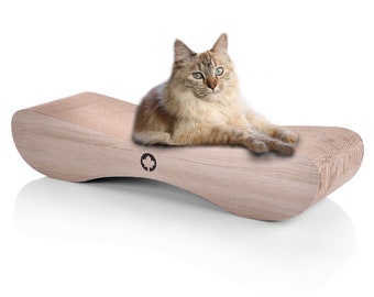 Satellite 2.0 Lounge | Nature | Scratching furniture, scratching board | quality cardboard + catnip | 76X24X15cm