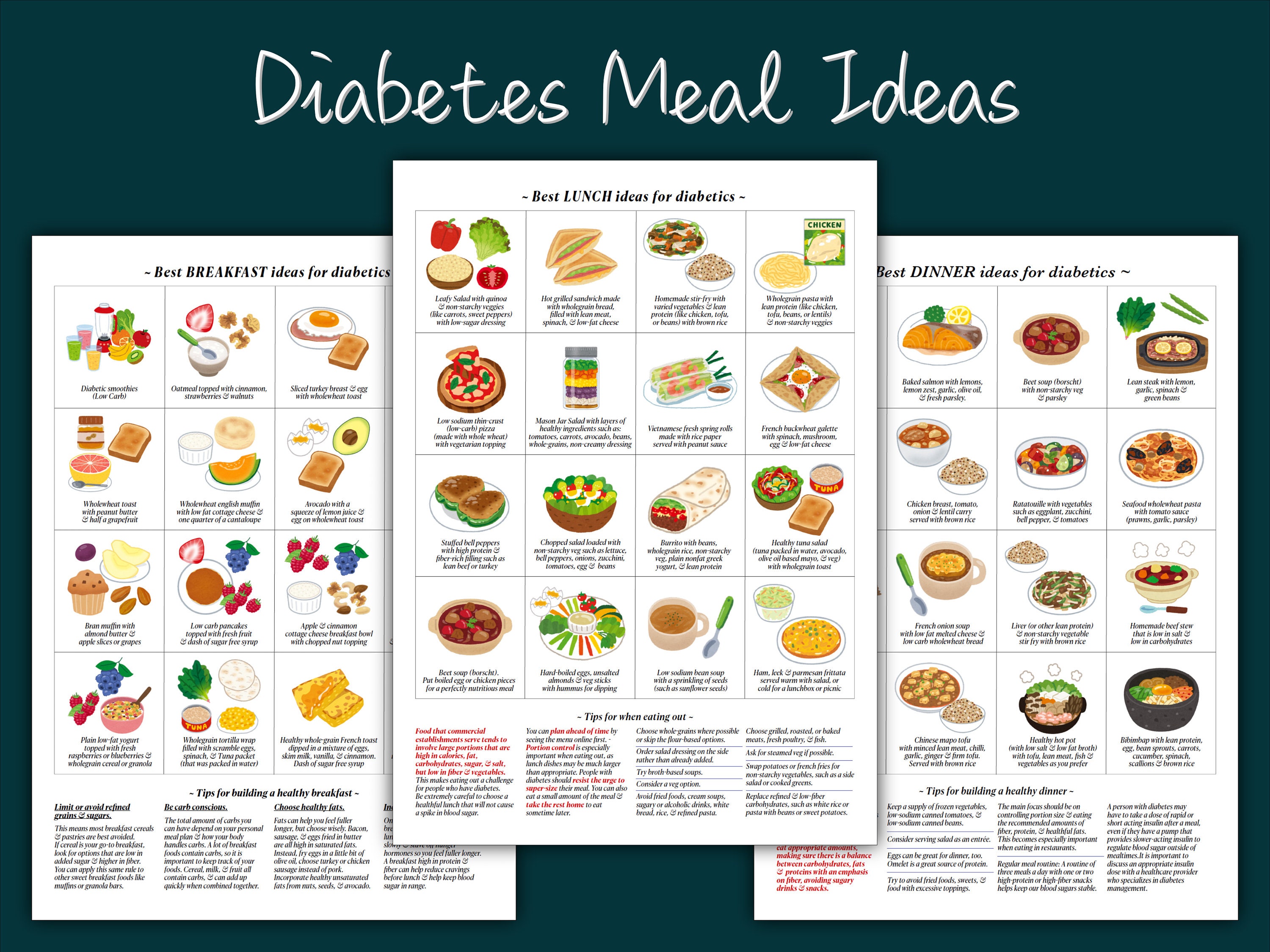 Daily Meal Plans For Diabetics