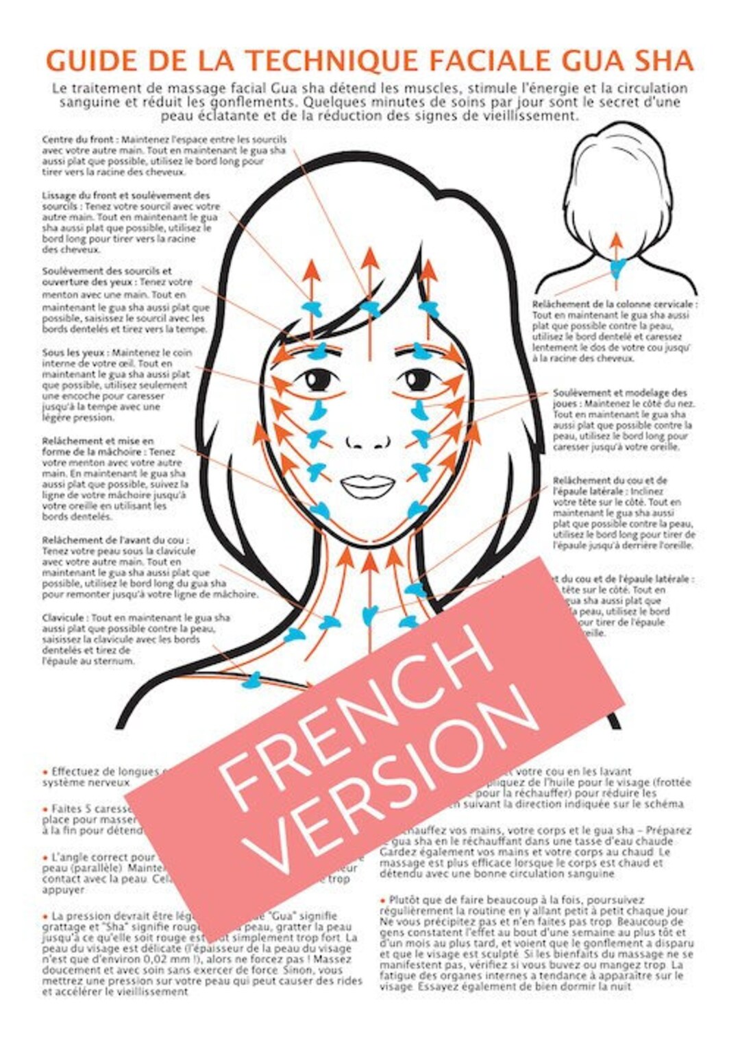 FRENCH VERSION Guide De La Technique Faciale Gua Sha, Imprimable