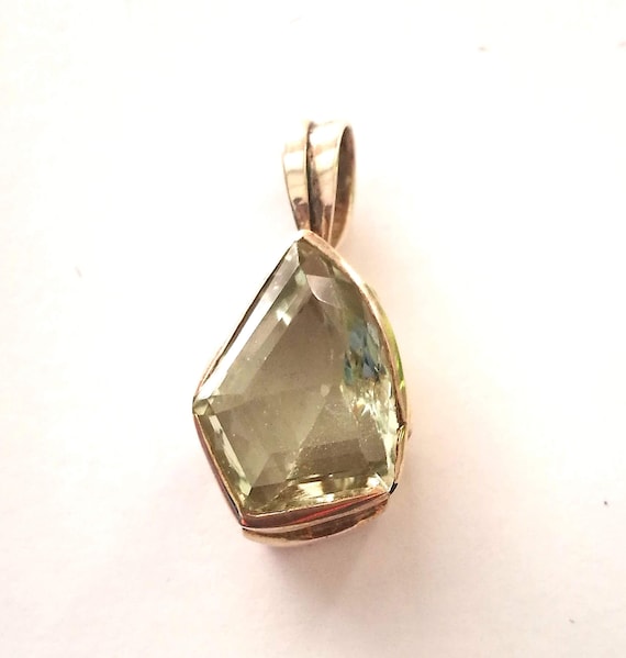 Ciondolo In Ametista Verde, Ciondolo In Argento Sterling 925, Ciondolo - Foto 12