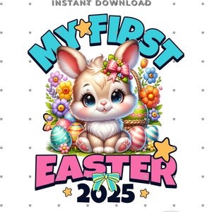 Mein erstes Ostern PNG, Mein erstes Ostern SVG, Jpg, Pdf Mein 1. Ostern Png, Mein 1. Ostern SVG, Baby Ostern Grafik, Ostern Baby Sublimationsdesign