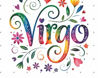 Virgo PNG Virgo SVG Virgo Jpg Virgo Pdf Hi Res 300 Dpi Zodiac Sublimation Design Astrology Tumbler Image Virgo Gift Horoscope Virgo Clipart