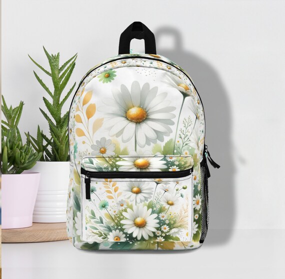 Daisy Backpack: Waterproof Polyester Travel Bag, Custom Mom  display picture 3
