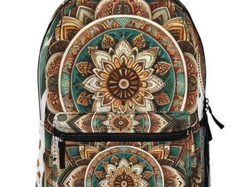 Trendy Boho Rucksack-Leichte wasserdichte langlebige Schultasche, Boho Schulrucksack, Teen Rucksack, Reisetasche, Wandertasche, Boho Rucksack