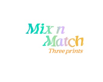 Mix and Match Prints - Art Print - Illustrated Print - Surf Art Print - Surf Illustration - Surf Gift