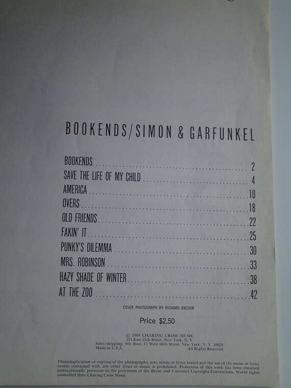 bookends lyrics bookends lyrics